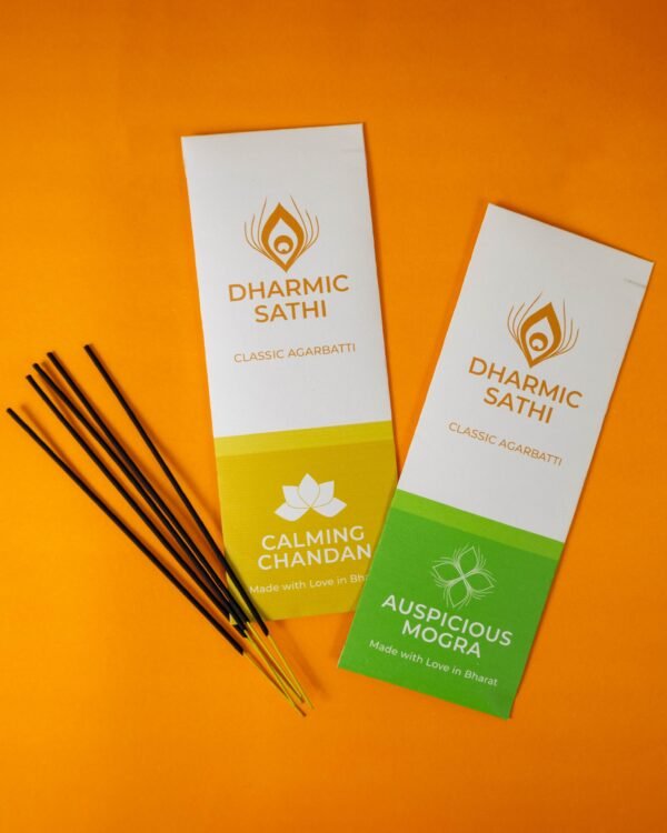 Calming Chandan & Auspicious Mogra Classic Agarbatti Combo